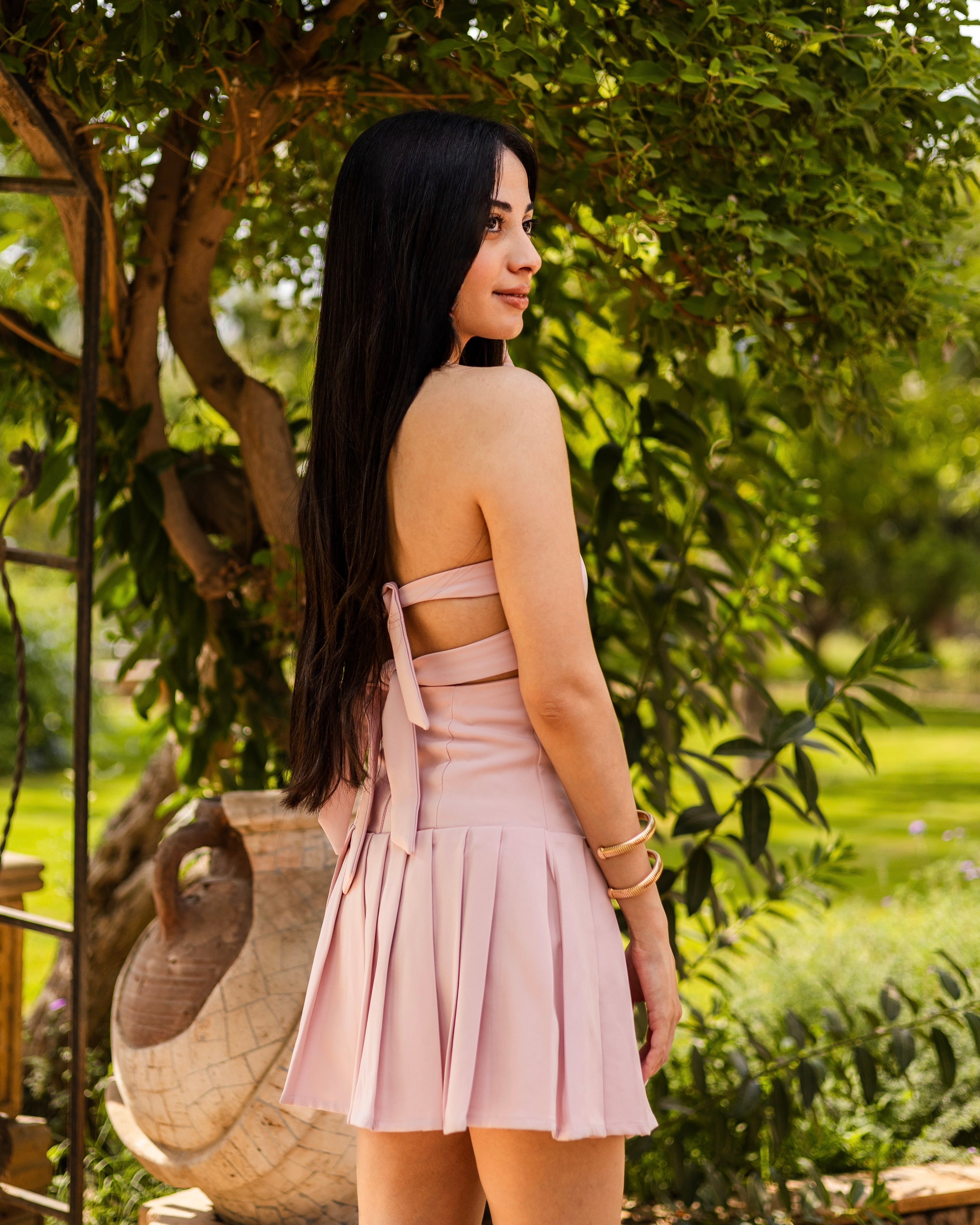 Pleated dress
